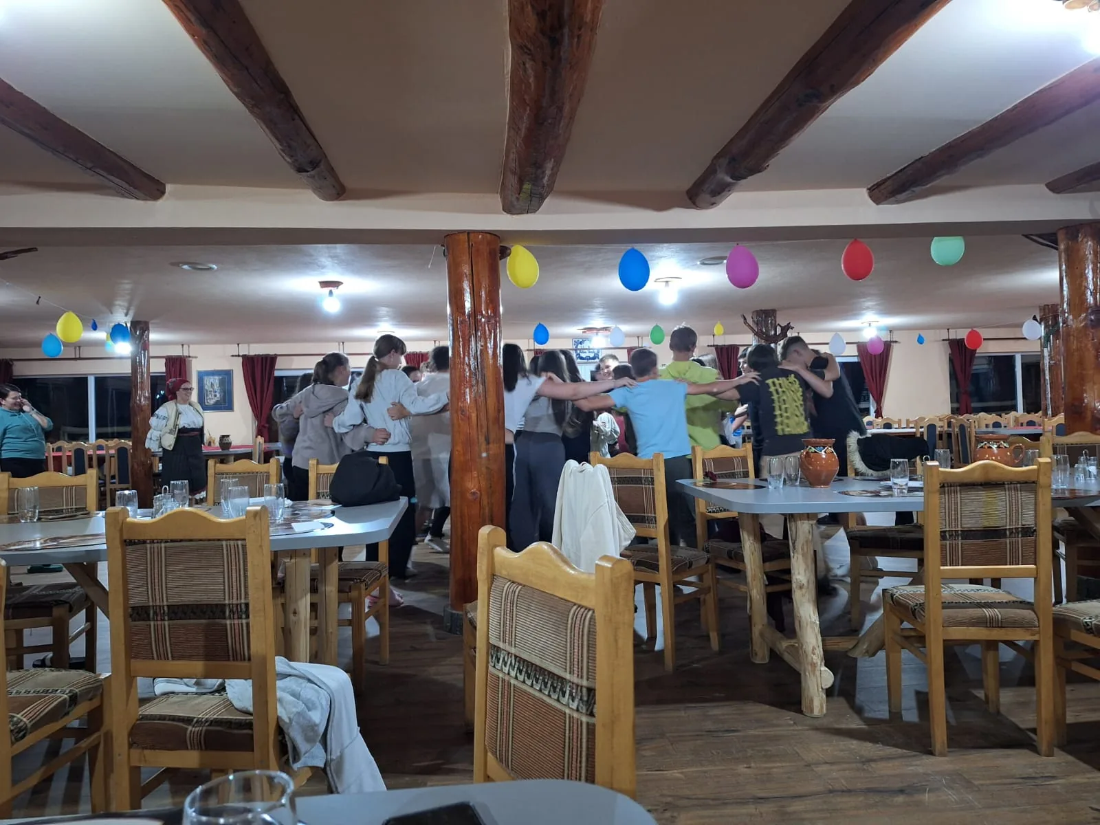 Csoportos esemény a birtokon